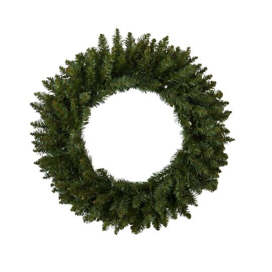 Nearly Natural 24" Artificial Green Pine Christmas Wreath